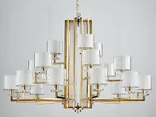 Люстра подвесная 4412+6+3/C gold Newport прозрачная на 2 лампы, основание золотое в стиле современный Люстра подвесная 4412+6+3/C gold Newport прозрачная на 2 лампы, основание золотое в стиле современный